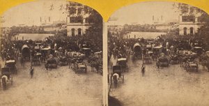 बैटरी, 1860 में जापानी दूतावास का स्वागत। द्वारा जॉर्ज स्मिथ कुक।