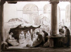 शेलिंग मटर, कोवेंट गार्डन द्वारा जॉर्ज सॉपर