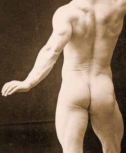 यूजेन सैंडो, शास्त्रीय प्राचीन ग्रीको-रोमन मुद्रा में, DGC 1073442 c.1894 bw फोटो का विवरण