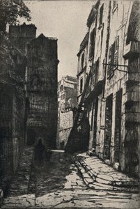 रुए डेस प्रेट्रेस-सेंट सेवेरिन, 1915। द्वारा जॉर्ज टी प्लोमैन
