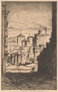 सैन फ्रांसिस्को में, c.1911 (मेजोटोटिन) द्वारा जॉर्ज टेलर प्लोमन