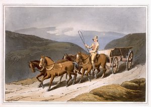 रॉबर्ट हवेल द एल्डर द्वारा उत्कीर्ण ईस्ट राइडिंग या गोल्ड्स वैगन, रॉबिन्सन एंड सोन, लीड्स द्वारा 1814 में प्रकाशित द्वारा जॉर्ज वाकर