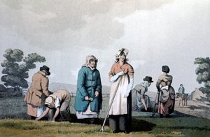 लोकर्स - वीमेन हू वीडेड कॉर्न, 1814 द्वारा सीक्रॉफ्ट के जॉर्ज वॉकर