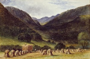 हार्वेस्ट टाइम, क्रॉफंट झील, उत्तरी वेल्स, 1869
