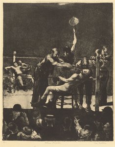 राउंड्स के बीच, बड़ा, पहला पत्थर, 1916। द्वारा जॉर्ज वेस्ले बेलोज़
