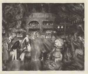 टूर्नामेंट, 1920। द्वारा जॉर्ज वेस्ले बेलोज़
