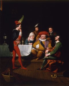 फालस्टाफ एक्टिंग हेनरी IV, c.1834