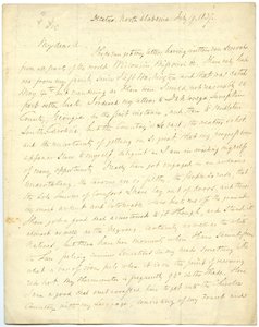 अधूरा पत्र [GW Featherstonhaugh], Decatur, NC, कर्नल एबर्ट को [जॉन जेम्स एबर्ट], 19 जुलाई, 1837 द्वारा जॉर्ज विलियम फेदरस्टनहॉघ