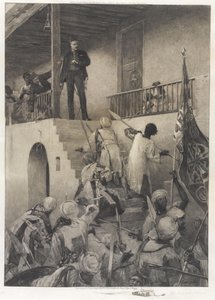 26 जनवरी 1885 को महदी अनुयायियों के हाथों जनरल गॉर्डन की मौत द्वारा जॉर्ज विलियम जॉय
