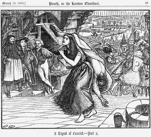 कैमलॉट की एक किंवदंती - भाग 2, 1866 द्वारा जॉर्ज डू मौरियर