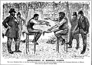 मेस्मेरिक साइंस का विकास, 1883 द्वारा जॉर्ज डू मौरियर