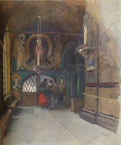 घोषणा के कैथेड्रल का इंटीरियर, मास्को, c1900, 1905