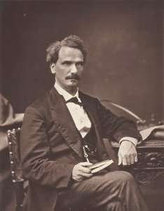 हेनरी-विक्टर डी रोचेफोर्ट-लुके, [फ्रांसीसी राजनीतिज्ञ और लेखक], सी। 1880. द्वारा जॉर्जेस मेलेंड्रि
