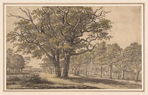 लैंडस्केप रेक्टो पेरिस के दो दृश्य, पहली छमाही 1800s। द्वारा माइकल को जार्ज करता है