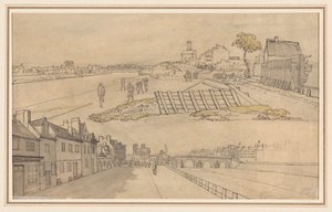 पेरिस के दो दृश्य, पहली छमाही 1800s।