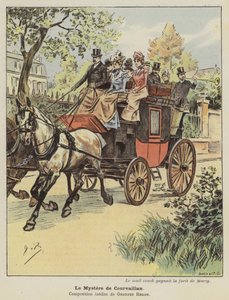Le Mystere de Courvaillan (कलर लिथो)