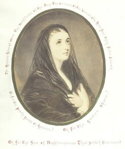 शीर्षकहीन [घूंघट में पवित्र महिला], 1868।