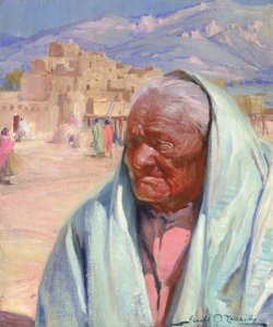 एंटोनियो कोंचा, ओल्ड मैन ऑफ ताओस, 1924। द्वारा गेराल्ड कैसिडी