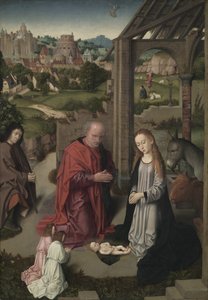द नेटिविटी, c.1485-90 द्वारा जेरार्ड डेविड