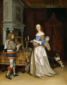 लेडी एट टॉयलेट, c.1660
