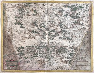 लोरेन, फ्रांस (उत्कीर्णन) द्वारा जेरार्डस मर्केटर