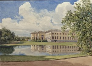 1831 में Tsarskoye Selo में अलेक्जेंडर पैलेस द्वारा गेरहार्ड विल्हेम रॉयटन से