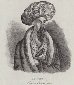 कांस्टेंटाइन के अहमद बे, 1839 द्वारा जर्मन स्कूल