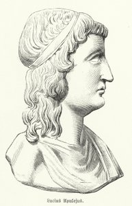 Apuleius, रोमन लेखक, दार्शनिक और बयानबाजी (लिथो) द्वारा जर्मन स्कूल