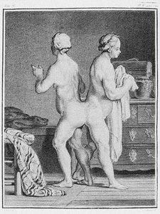 संयुक्त जुड़वां, c.1777 (उत्कीर्णन) द्वारा जर्मन स्कूल