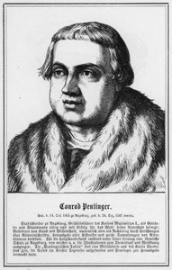 कॉनराड Peutinger (उत्कीर्णन) द्वारा जर्मन स्कूल