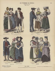 Alsace . की वेशभूषा द्वारा जर्मन स्कूल