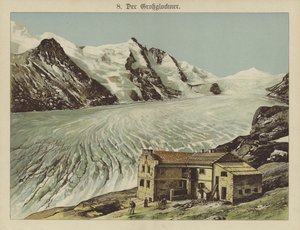 डेर ग्रॉसग्लॉकनर (रंग लिथो) द्वारा जर्मन स्कूल