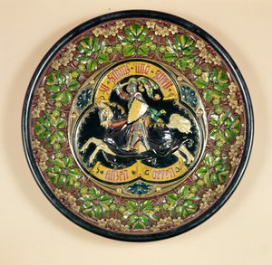 हैम्बर्ग के बिचवेइलर, 1880 (मिट्टी के बरतन) द्वारा राहत की सजावट द्वारा जर्मन स्कूल