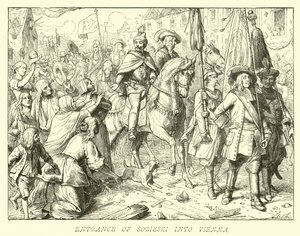 Sobieski का प्रवेश वियना में द्वारा जर्मन स्कूल