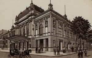 हैम्बर्ग: Deutsches Schauspielhaus, जर्मन थियेटर (लिथो) द्वारा जर्मन स्कूल