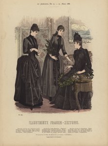 Illustrirte Frauen-Zeitung (रंग लिथो) के लिए चित्रण द्वारा जर्मन स्कूल