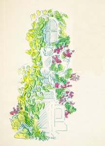 स्टाइल से चित्रण, pub.1922 (स्टैंसिल प्रिंट) द्वारा जर्मन स्कूल