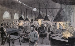 किएल, जर्मनी में शाही घाट, c.1900 द्वारा जर्मन स्कूल