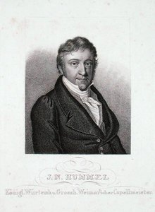 जोहान नेपोमुक हम्मेल (1778-1837) (उत्कीर्णन) द्वारा जर्मन स्कूल