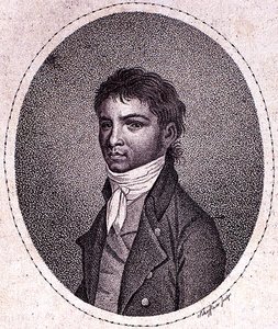 लुई वैन बीथोवेन (1712-73) शेफ़नर (मेज़ोटिन्ट) द्वारा उकेरा गया द्वारा जर्मन स्कूल