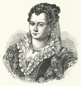 Lucrezia Borgia, फेरारा, मोडेना और रेजियो की डचेस पत्नी (उत्कीर्णन) द्वारा जर्मन स्कूल