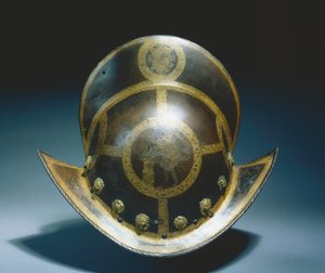 सक्सोनी, नूर्नबर्ग के इलेक्टर क्रिश्चियन I के राज्य संरक्षक, c.1580-91 (etched और सोने का पानी चढ़ा हुआ स्टील) द्वारा जर्मन स्कूल