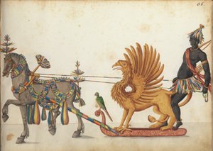 परेड में तपस्या की नींद, c.1640 द्वारा जर्मन स्कूल