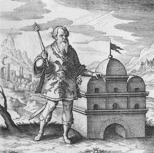 Musaeum Hermeticum . से दार्शनिक हेराल्ड द्वारा जर्मन स्कूल