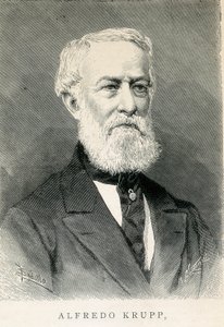 अल्फ्रेड केआरयूपीपी (1812-1887), जर्मन इस्पात उद्योगपति का पोर्ट्रेट द्वारा जर्मन स्कूल
