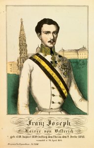 फ्रांज जोसेफ I, ऑस्ट्रिया के सम्राट, नेउरपिनर बिलडरबोजन, 1854 से द्वारा जर्मन स्कूल