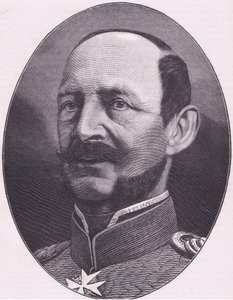 प्रशिया के राजकुमार अल्बर्ट, कैसेल्स एंड कंपनी लिमिटेड द्वारा प्रकाशित फ्रांस और जर्मनी के बीच युद्ध का इतिहास, c.1890 (लिथो) द्वारा जर्मन स्कूल