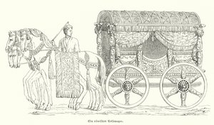 रोमन घुड़सवार गाड़ी (उत्कीर्णन) द्वारा जर्मन स्कूल