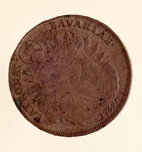 मैक्सिमिलियन III जोसेफ (मैक्सिमिलियन III जोसेफ डी बावियर) (1727-1777) 1769 डायम का सिल्वर थेलर (तालाब)। 4.1 सेमी नेपल्स, म्यूजियो आर्कियोलॉजिको द्वारा जर्मन स्कूल