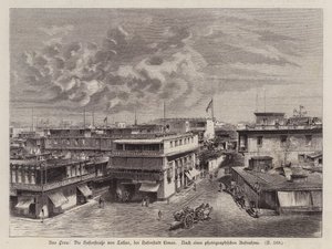 कैलाओ के बंदरगाह की ओर जाने वाली सड़क, लीमा का बंदरगाह, पेरू (उत्कीर्णन) द्वारा जर्मन स्कूल